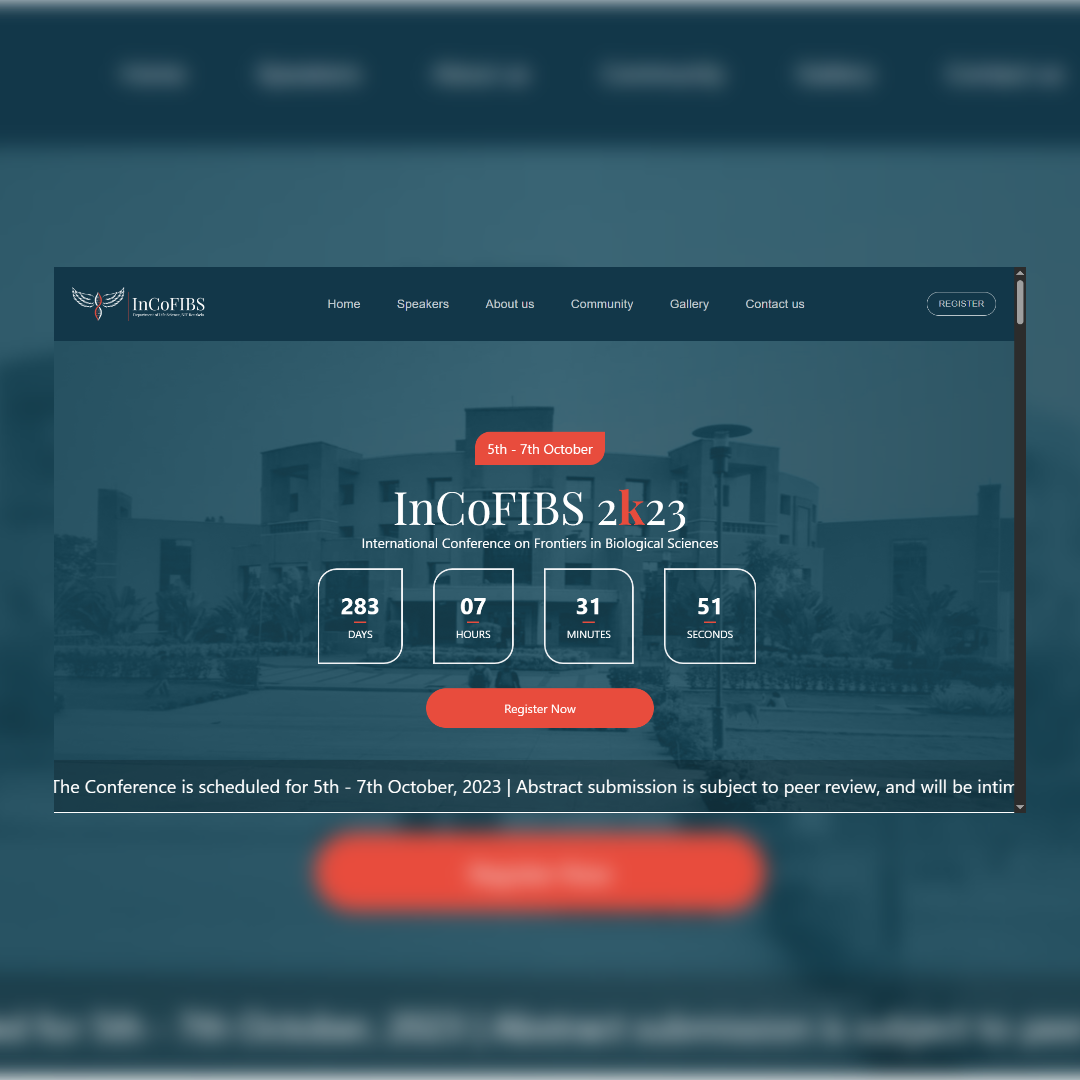 InCoFIBS Conference preview